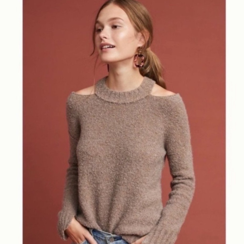 Off the shoulder Anthropologie sweater